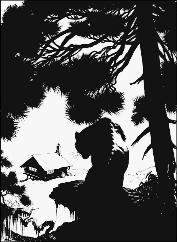 frazetta_lioness-watching-cabin