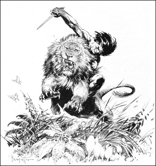 frank-frazetta_tarzan-and-the-castaways_illo