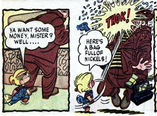 al-wiseman_half-pint-g-man_p6of8-panels3-4_dennis-the-menace-n1_aug1953