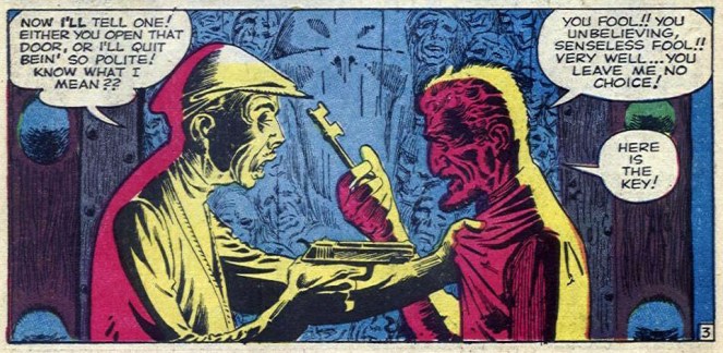 steve-ditko_behind-my-door-waits-medusa_p3of5panel4_tales-of-suspense-n10_1960